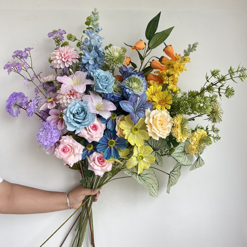 Y-H162 Wholesale Wedding Artificial Wild Flowers Artificial Garden Wildflower Artificial Flowers For Wedding Decoration