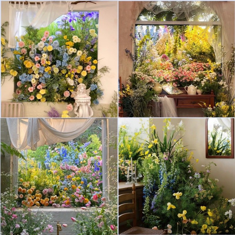 Y-H162 Wholesale Wedding Artificial Wild Flowers Artificial Garden Wildflower Artificial Flowers For Wedding Decoration