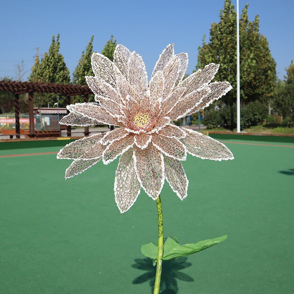 30cm Simulated Peony Daisy Silk Screen Flower Grand Event Decoration Shopping Mall Window Display Natural Preserved Flowers