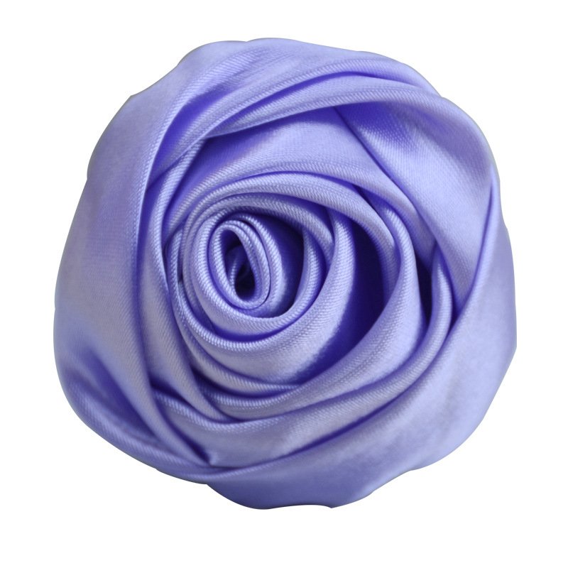 Flores Artificiales Al por mayor 5cm Fabric Flowers Patches 3D Rose bud Handmade artificial Flowers For decoration