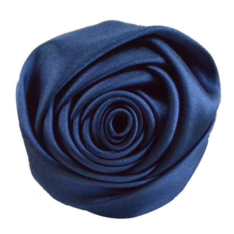 Flores Artificiales Al por mayor 5cm Fabric Flowers Patches 3D Rose bud Handmade artificial Flowers For decoration