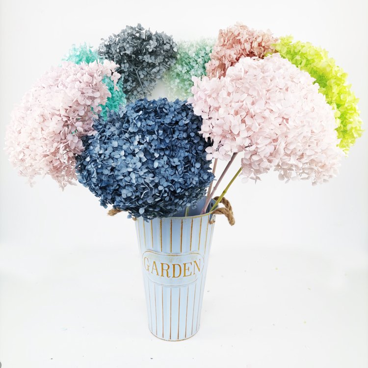 SumFlora Wholesale Wedding Flower Decoration Wall Eternal Preserved Hydrangea Flowers For Wedding