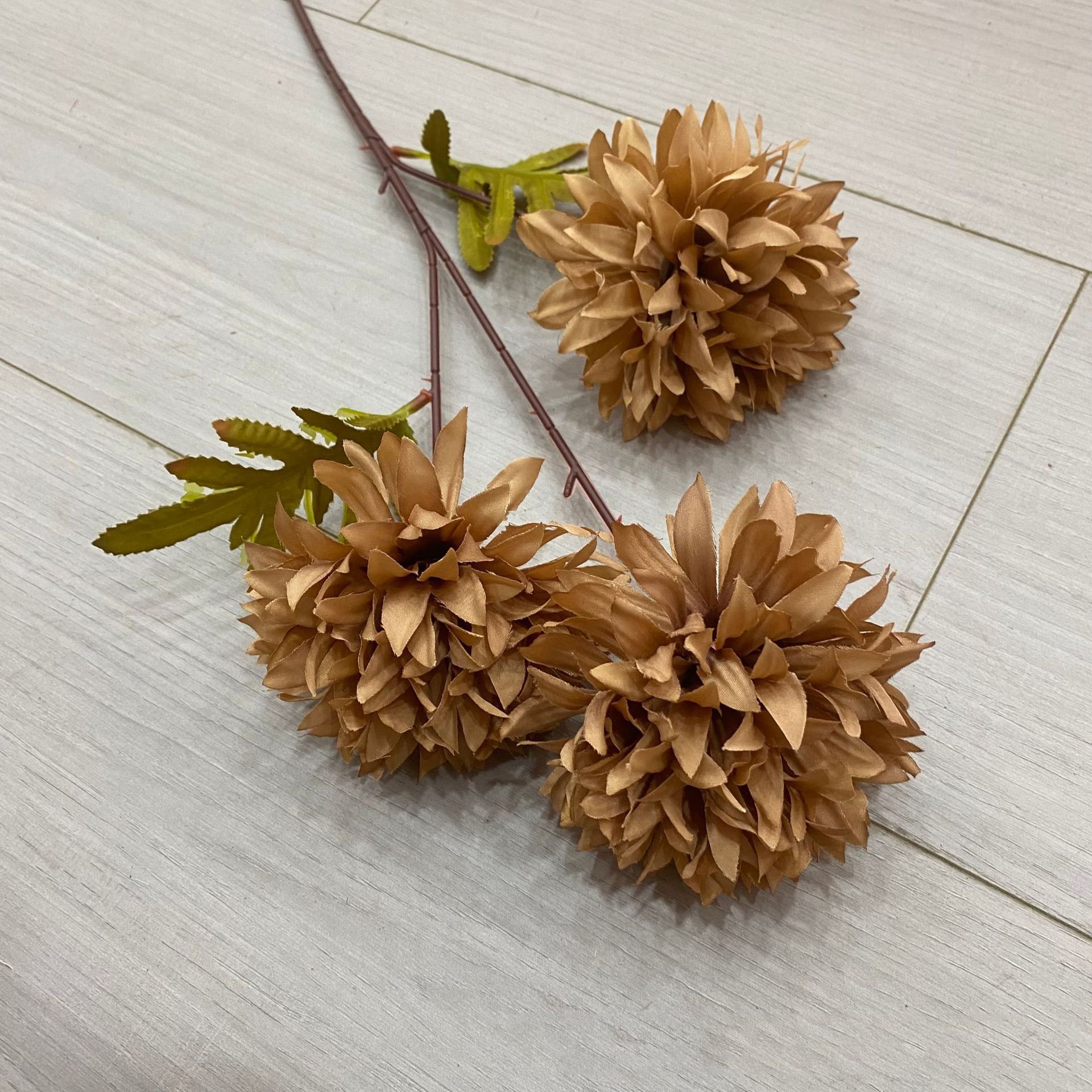 M-152 wedding decoration supplies artificial 3 branches dandelion flowers faux daisy flower home decor