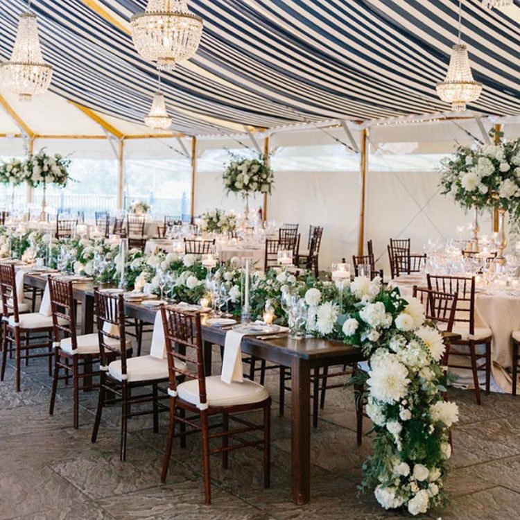 GIGA Luxury Flower Design 2M*40CM Long Table Runners Wedding Flower Aisle Runner Silk Preserved Flowers & Plants IFLOWERGROUP