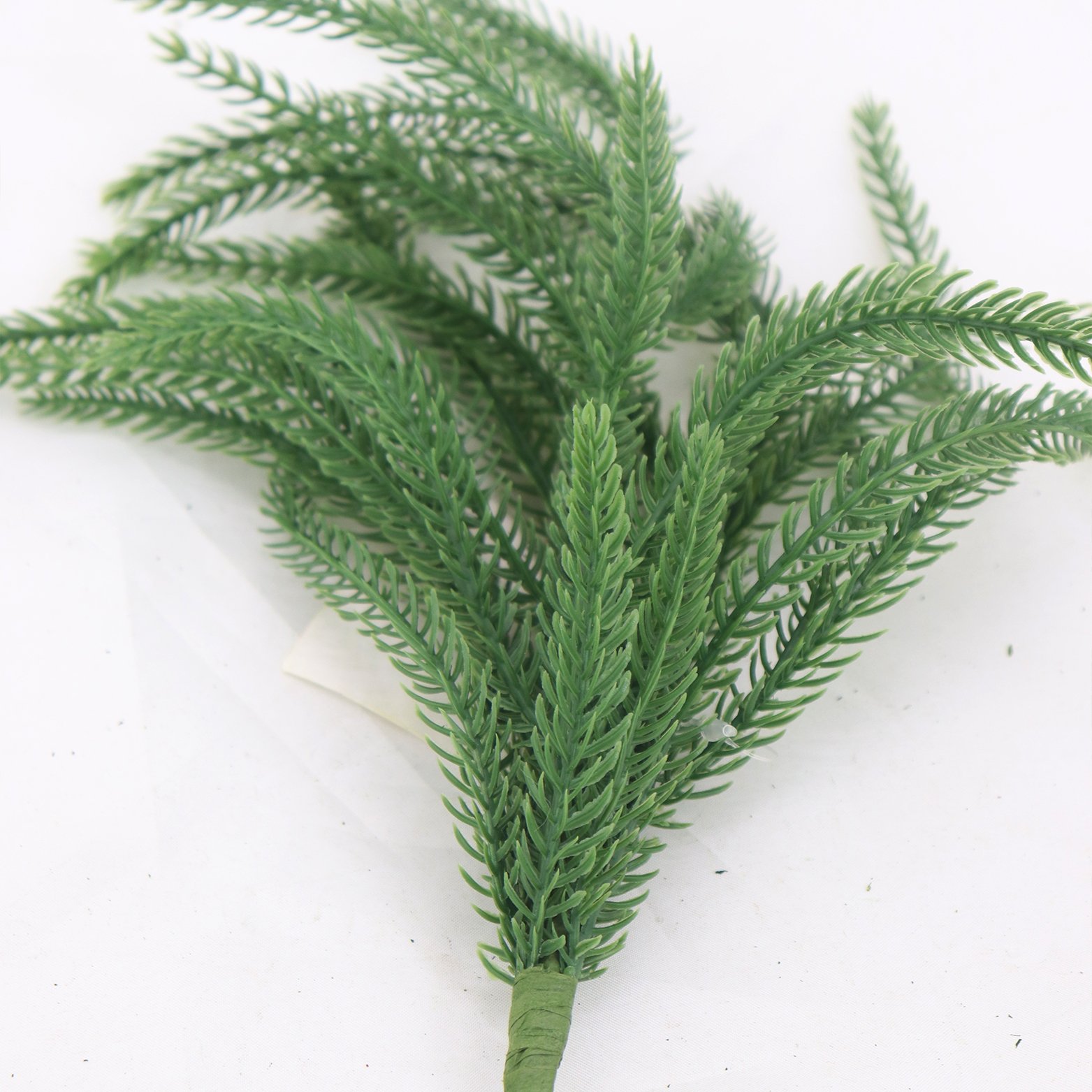 Wholesale 45cm Single Branch Artificial Cryptomeria fortunei Green Leaves Tropical Trees Home Decoration Preserved Flowers