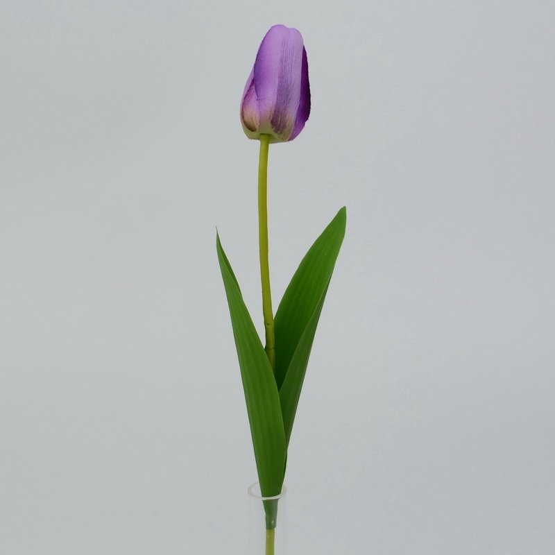 Flower manufacturers wholesale supply high quality real touch single stem artificial PU tulip Artificial Flowers wedding