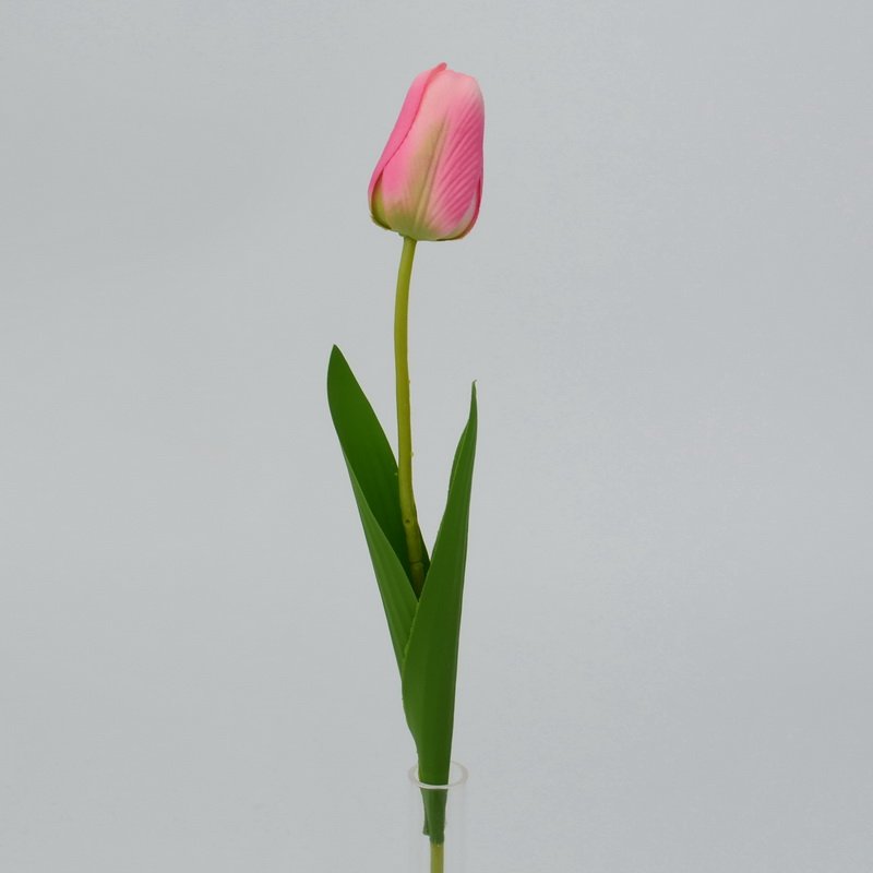 Flower manufacturers wholesale supply high quality real touch single stem artificial PU tulip Artificial Flowers wedding