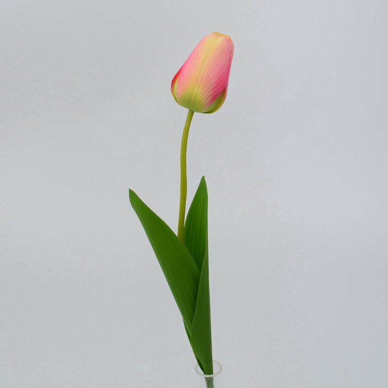 Flower manufacturers wholesale supply high quality real touch single stem artificial PU tulip Artificial Flowers wedding