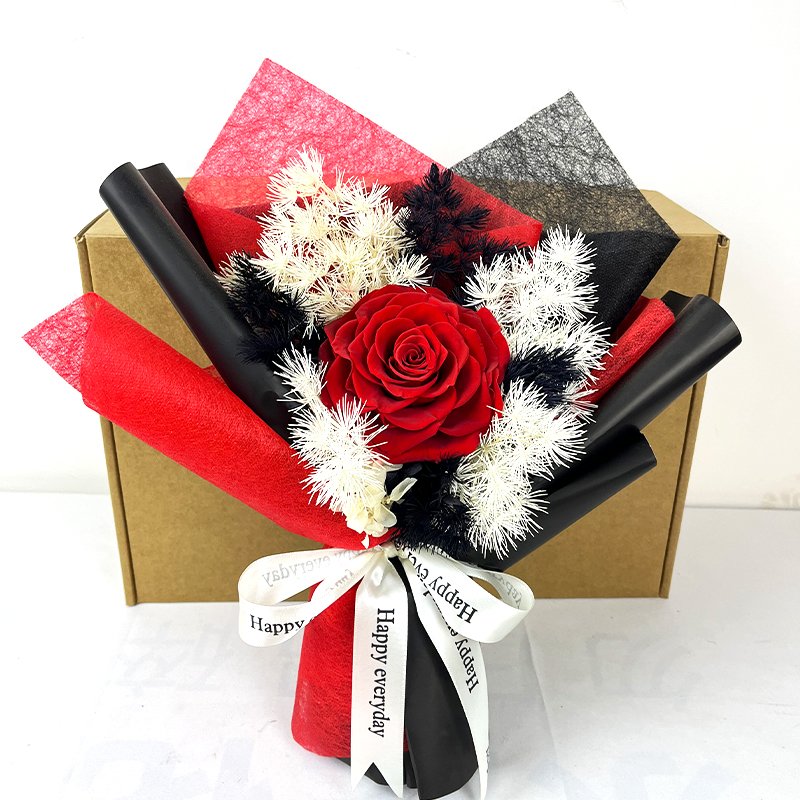 Eternal Preserved Rose Bouquet Centerpiece Flower for Valentine's Day Mother's Day Thanksgiving & Back School
