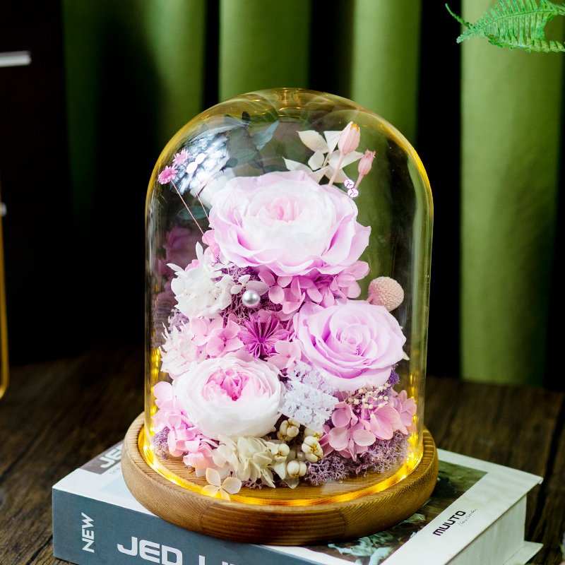High Grade New Design Yunnan Preserved Flower Ornaments For Mother's Day Birthday Valentine's Day Wedding Decoration flowers