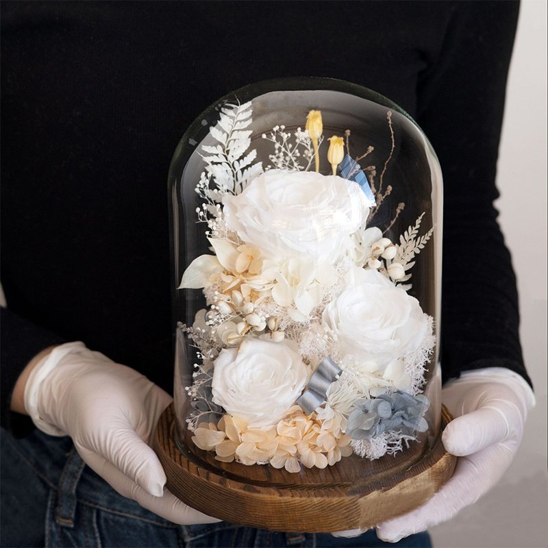 High Grade New Design Yunnan Preserved Flower Ornaments For Mother's Day Birthday Valentine's Day Wedding Decoration flowers