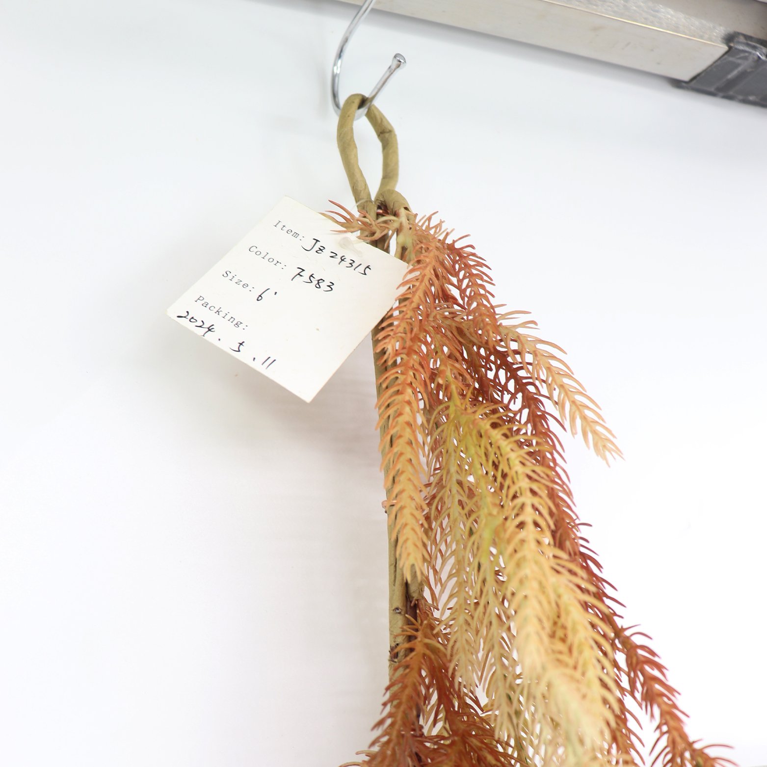 Autumn Colors 183cm Soft PE Limited Artificial Ivy Leaf Plant Vine Wedding Wall Decorative Flowers Wreaths Hanging Preserved