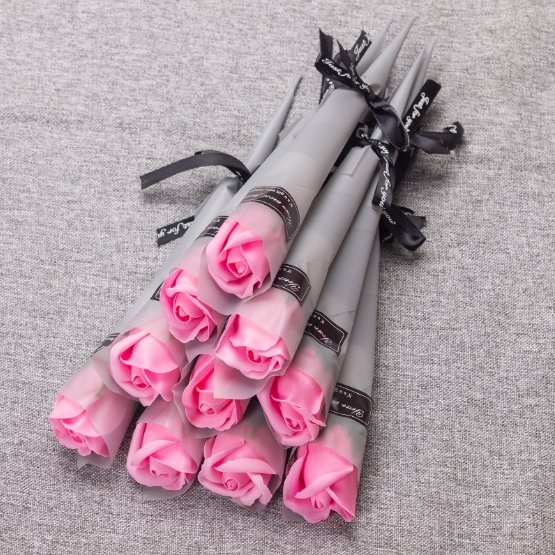 Single Everlasting Rose Flower Singles Soap Flowers Artificial roses Wedding decorations flower Valentines Day gifts