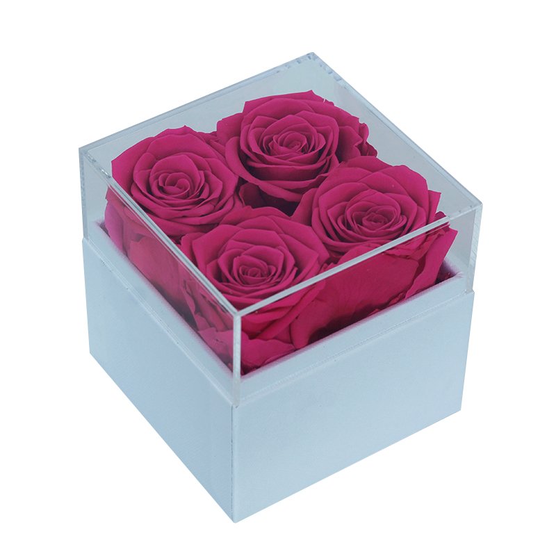 Beauty eternal preserved flower for Christmas Valentine's Mother's Day Gift in acrylic box
