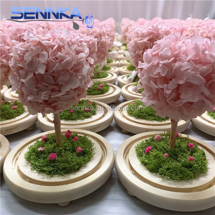 Hot Sale Preserved Hydrangea Flowers For Wedding Decoration