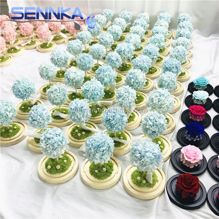 Hot Sale Preserved Hydrangea Flowers For Wedding Decoration