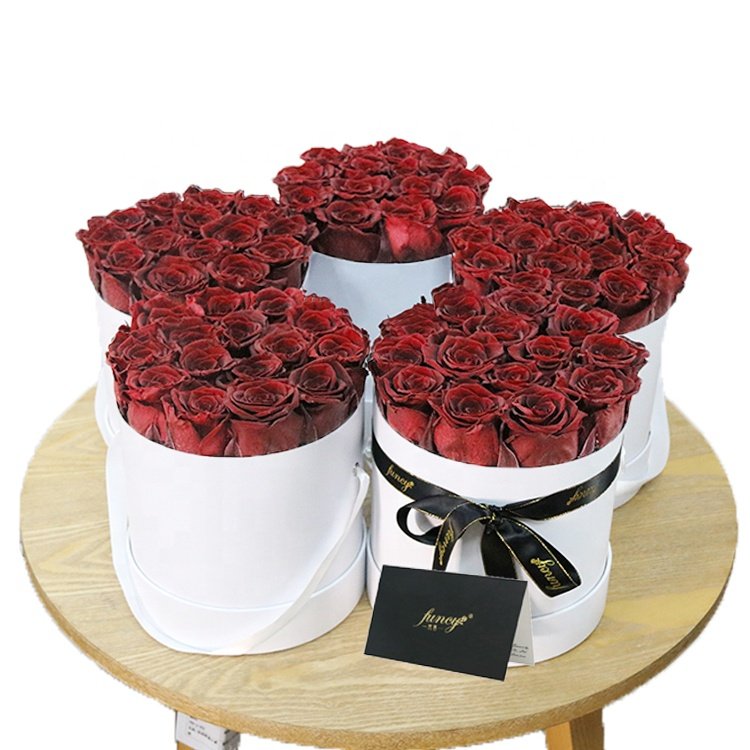 Enchanted Stabilized Rosas Preserved Roses Flower Box Valentines Day Gifts Forever Eternal Long Lasting Infinity Flowers