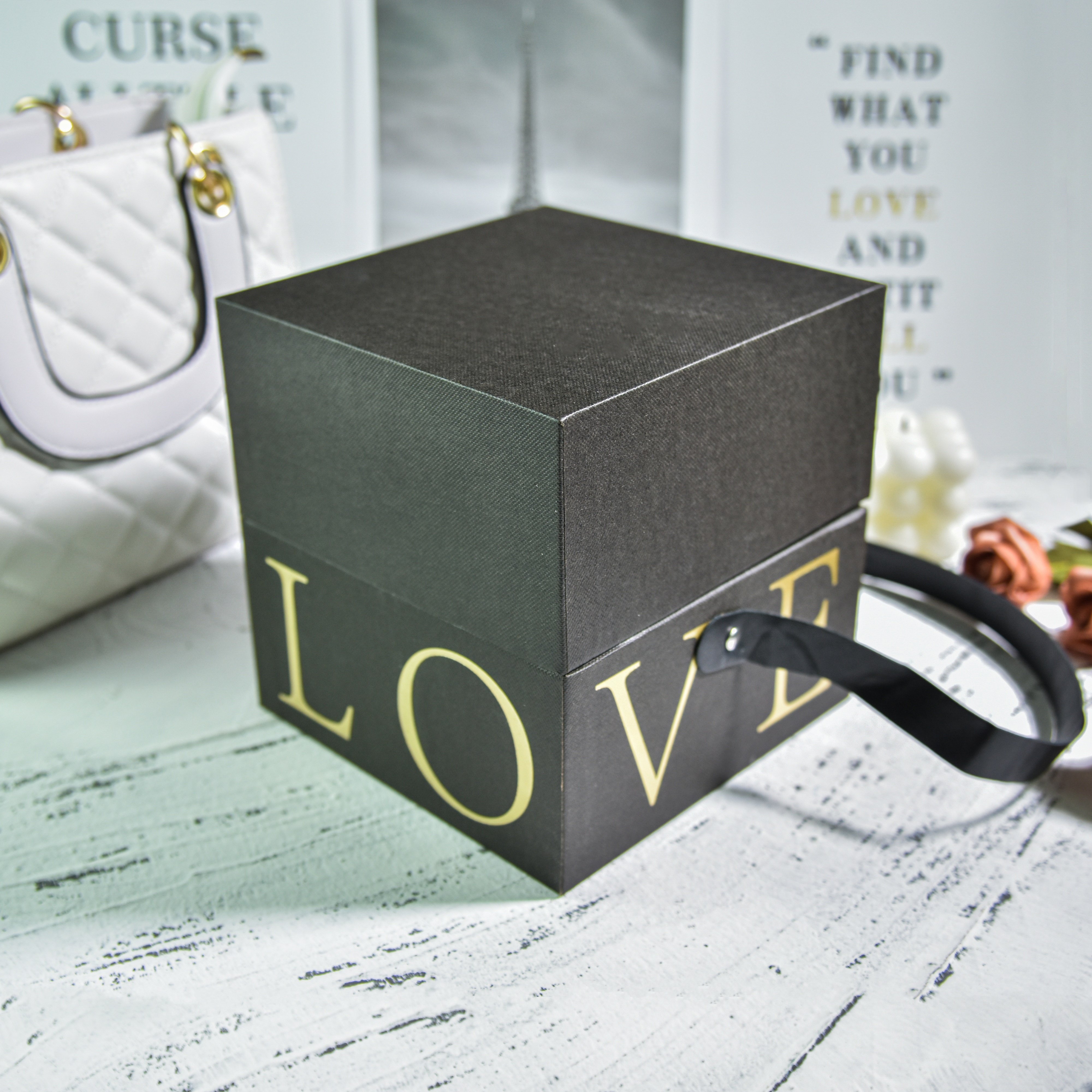 Wholesale Handmade DIY preserved flower box forever stabilize everlasting roses preserved flower valentine gifts rose flower