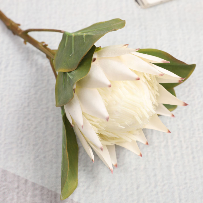 Wholesale artificial flowers king protea silk protea flowers for wedding decor