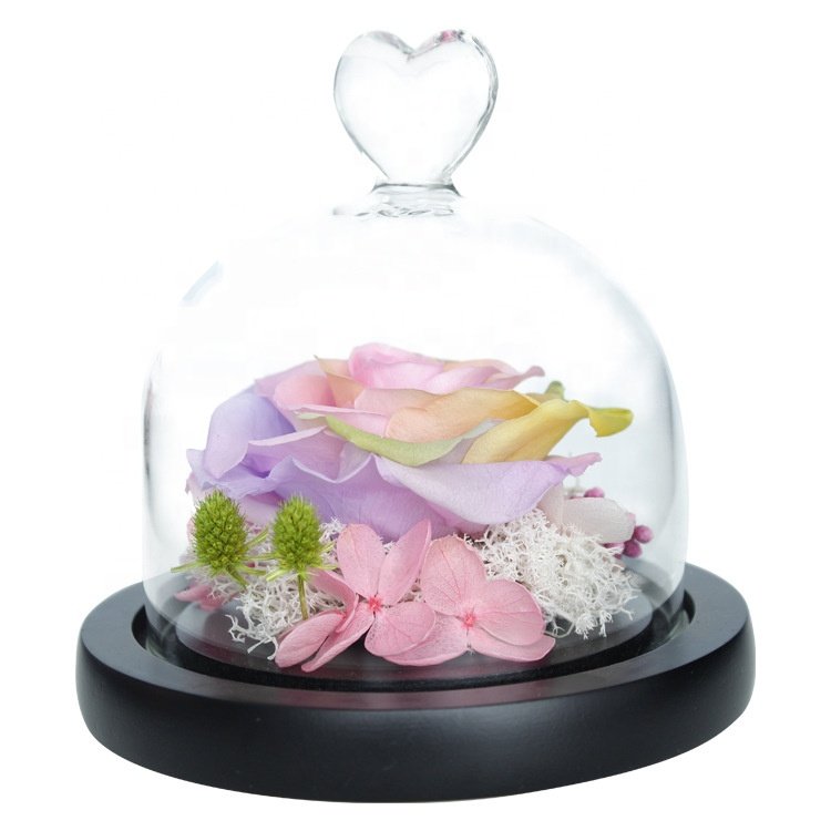 Ourwarm Mother Day Gift Eternal Forever Preserved Roses Flower Box Valentines Day Gift for Women