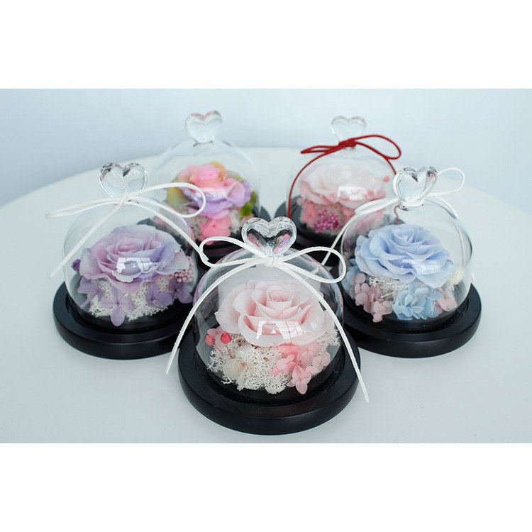 Ourwarm Mother Day Gift Eternal Forever Preserved Roses Flower Box Valentines Day Gift for Women