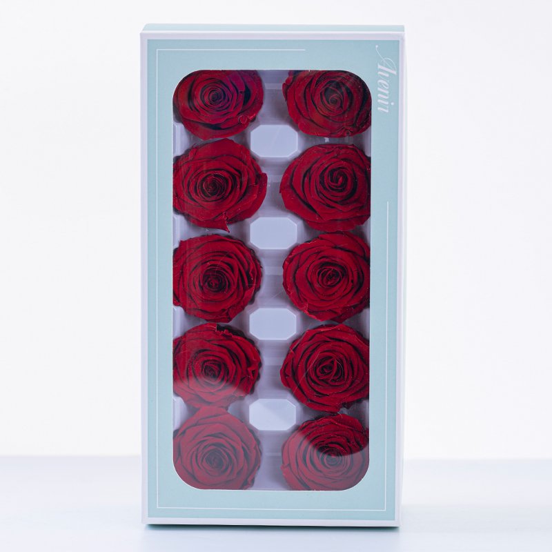 Eternal Rose B-grade Flower Head Multi size Full Box Gift Making Flower Material Valentine's Day