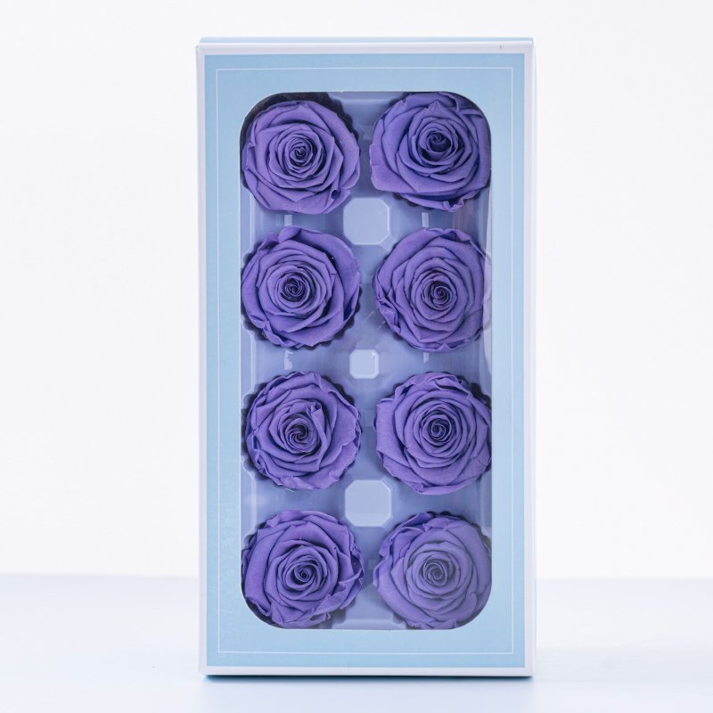 Eternal Rose B-grade Flower Head Multi size Full Box Gift Making Flower Material Valentine's Day
