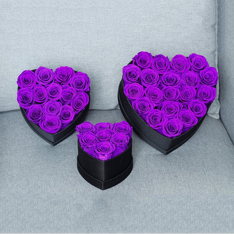 wholesale Real Handmade Forever Roses Preserved Flower Eternal Stabilized Preserved Roses Box Natural Long Stem Preserved Roses