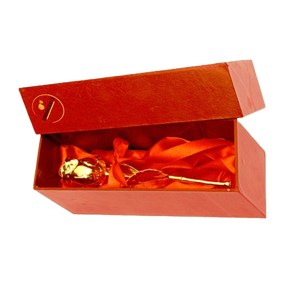 2022 Wholesale Fashionable & Stylish 24k Gold Plated Natural Gold Rose Handmade Preserved Rose Gold Flower Dipped Real Natural G