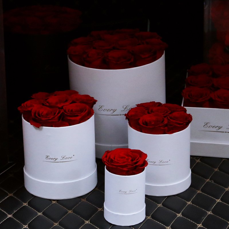 Wholesale preserved pink rose flowers upscale immortal flowers small size preserved rose