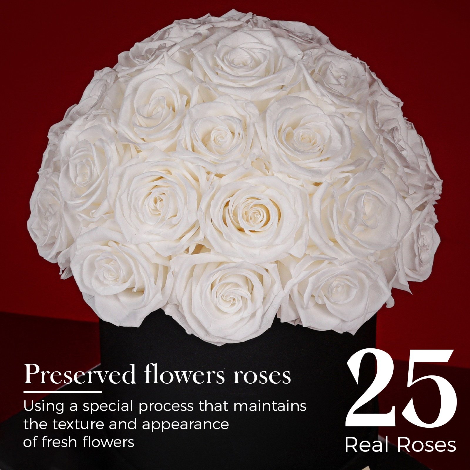 New Product Ideas 2024 Floral Supplies Room Decor Christmas Decoration Long Lasting Forever Eternal Rose Preserved Flower