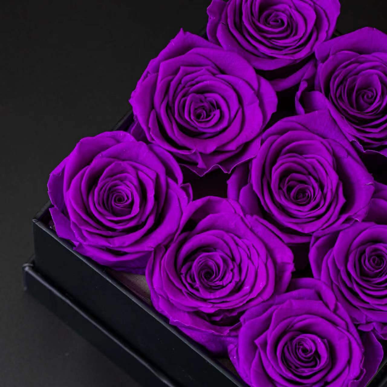 Decorative Flowers Gift Immortal Infinity Eternal Forever Stabilized Preserved Roses Box