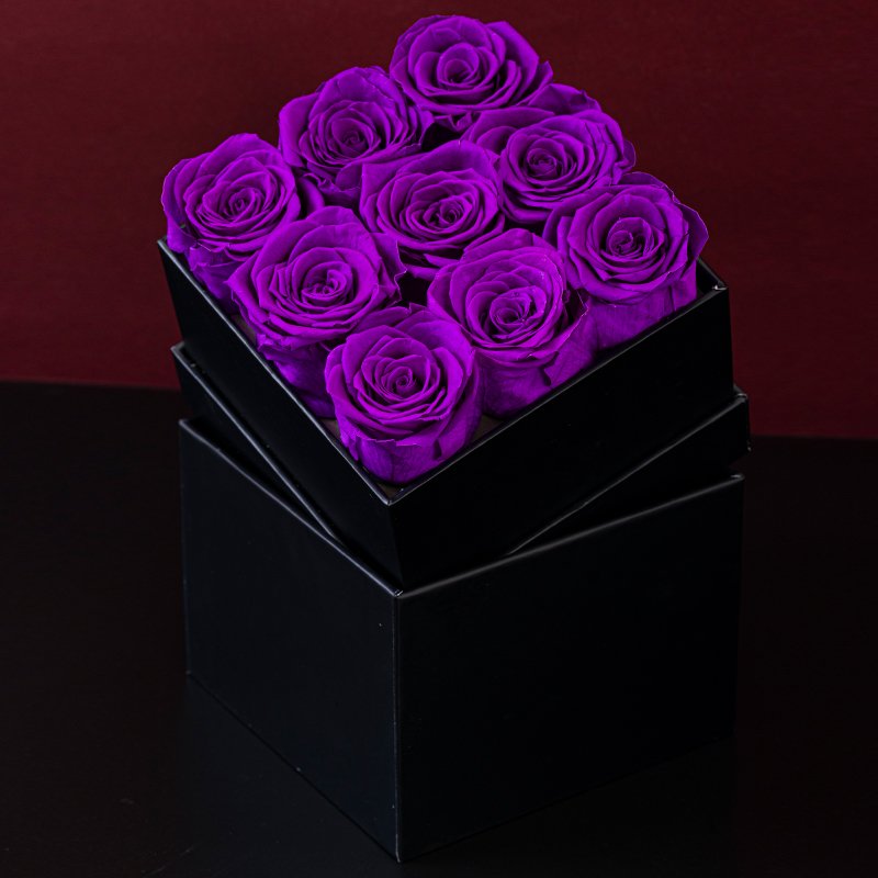 Decorative Flowers Gift Immortal Infinity Eternal Forever Stabilized Preserved Roses Box