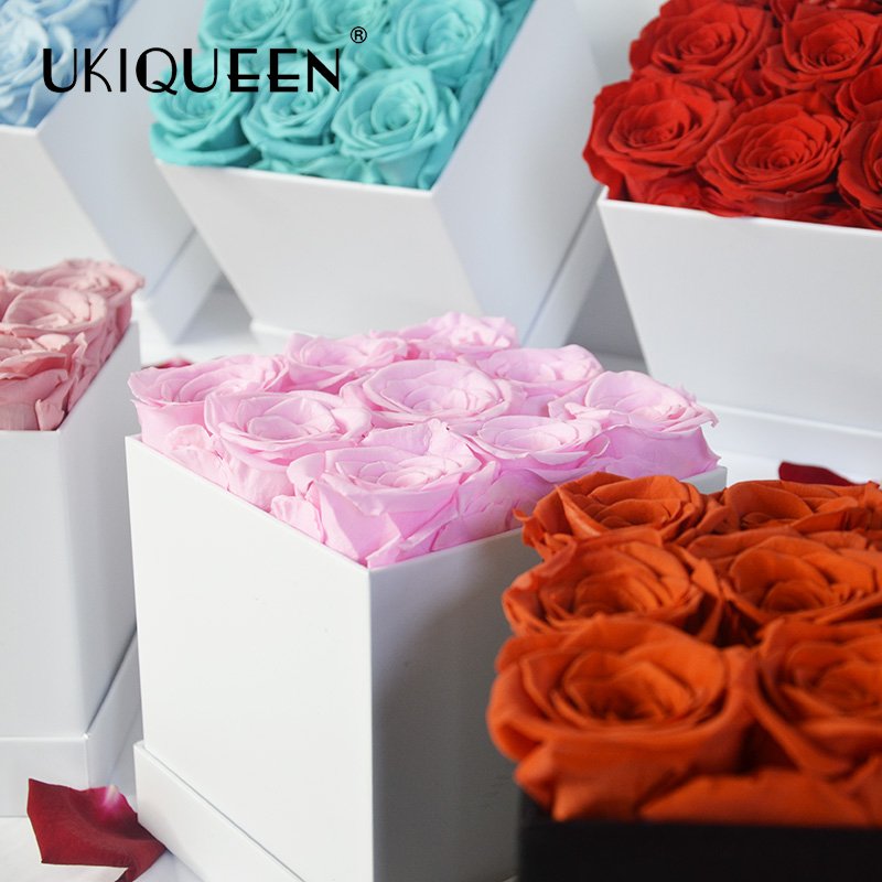 Flores En Caja Preservadas Stabilized-Roses Ternelle Globe Immortal Preserved Flower In Kunming