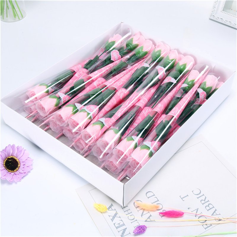 Soap Flower Rose Soap Paper Flower Simulation lifelike Flower Mother's Day Promotion Gift Valentine's Day Gift