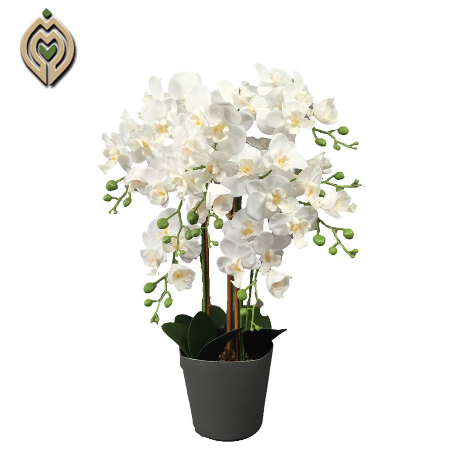 Wholesale simulation flower colorful artificial orchid plants for home wedding decor orchid.