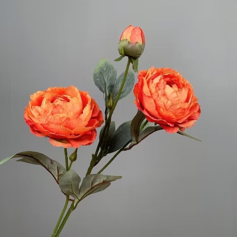 2024 Factory New Popular white red pink real touch preserved peony artificial flower