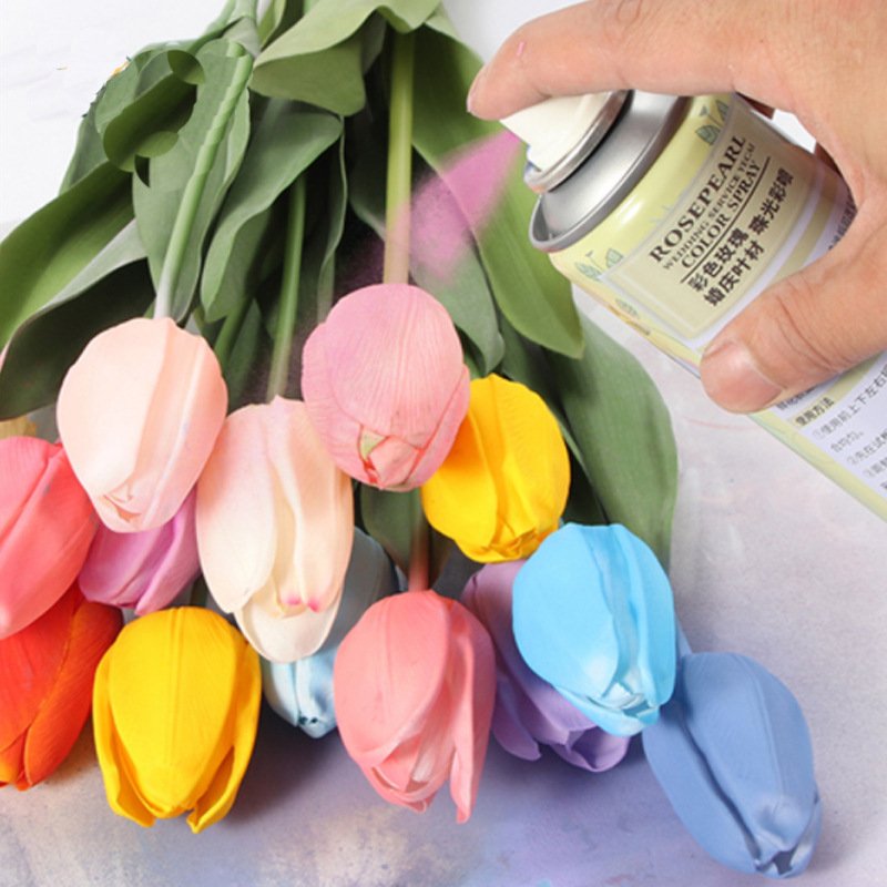 Real Red Fresh Preserved Nozzles Spray Paint Natural Color Design Master Flower for Flowers Decorative Flowers & Wreaths CN;YUN