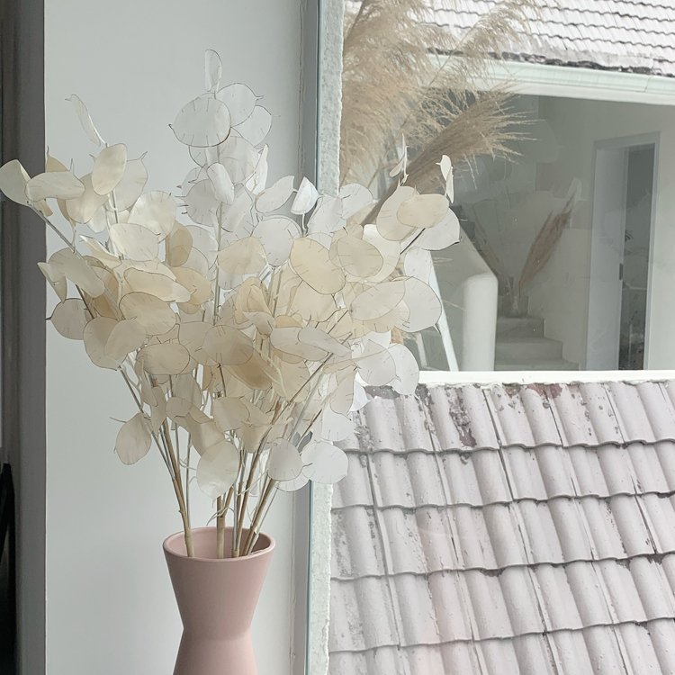 SumFlora Hot sale office decoration modern decoration preserved flower silver blade