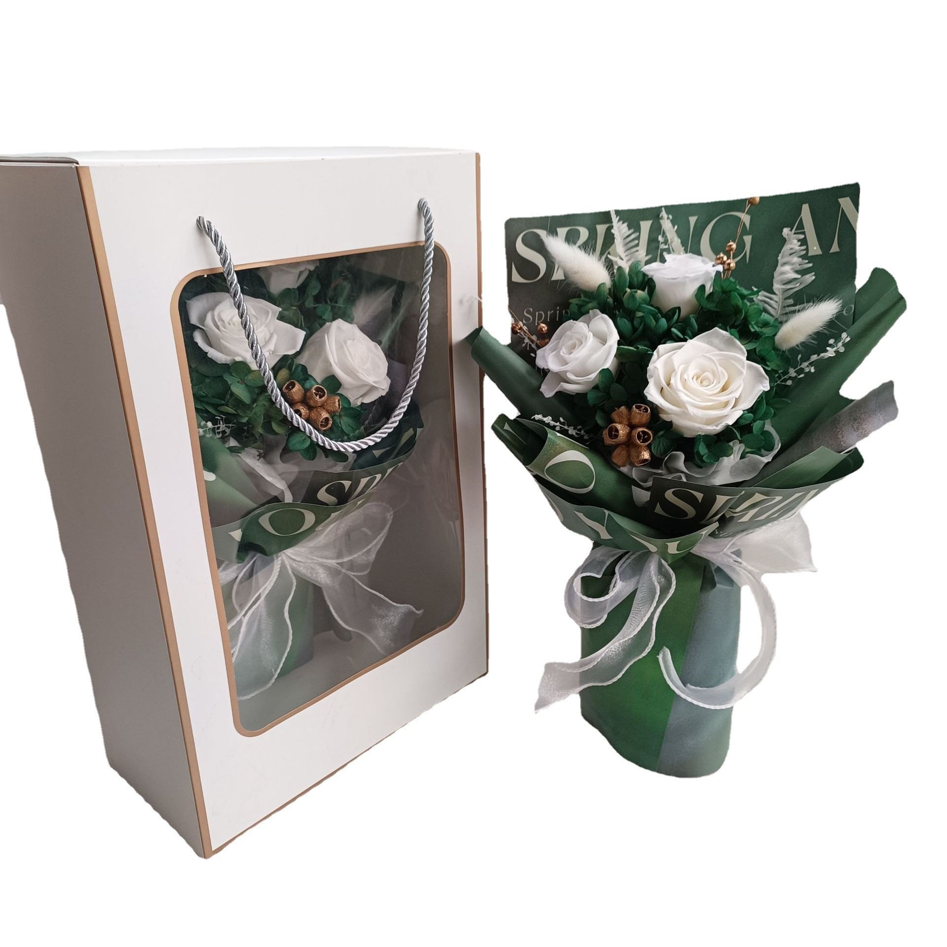 Eternal Rose Bouquet Source Factory Directly Supplies Immortal Flower Bouquets