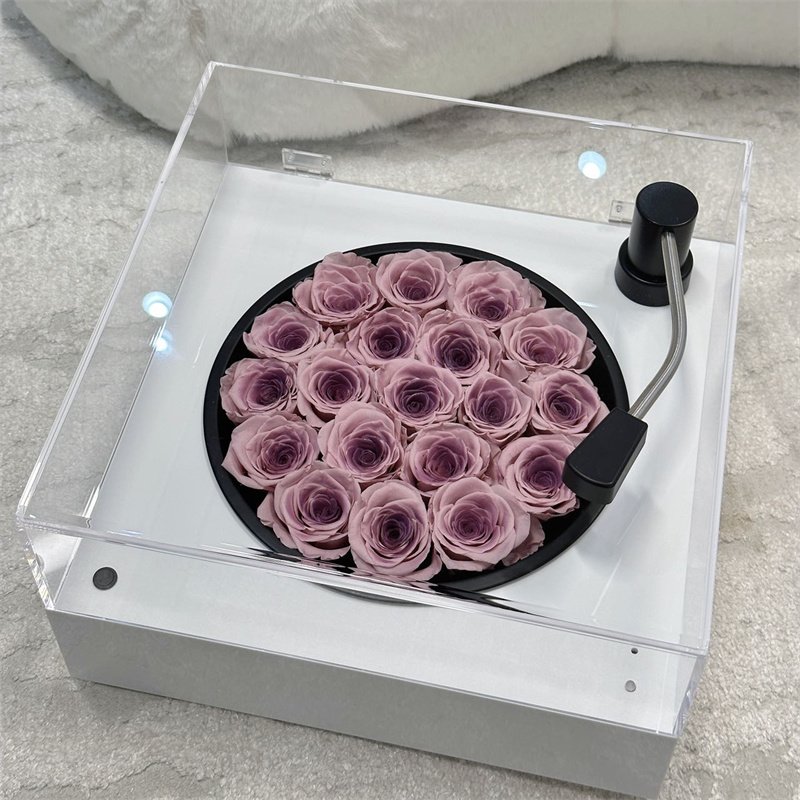 Wholesale China Various Styles Pink Roses Gift Box Real Natural Everlasting Immortal Forever Eternal Preserved Flower for Girls