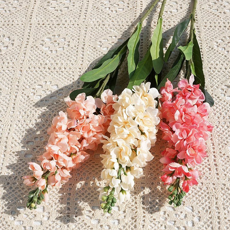 Wholesale Artificial Flowers Single Stem 80cm Artificial Delphinium Flowers for Home Decor