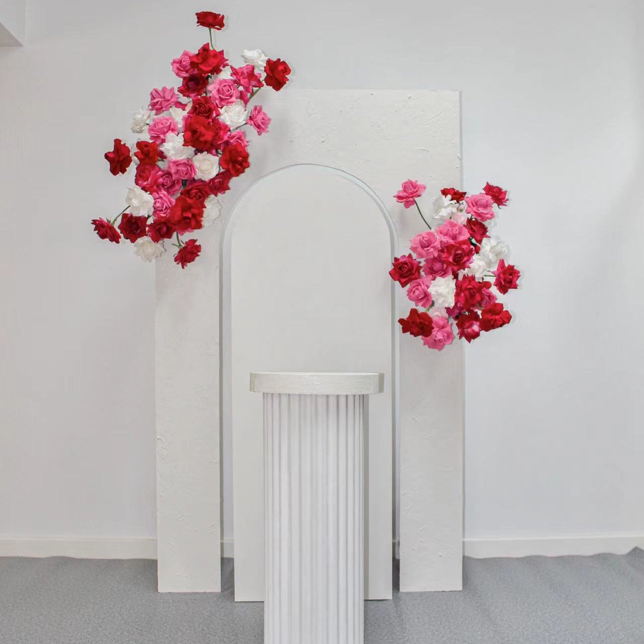 D-R001 decorative flowers new artificial real touch rose rude color rose latex flower for wedding home decor
