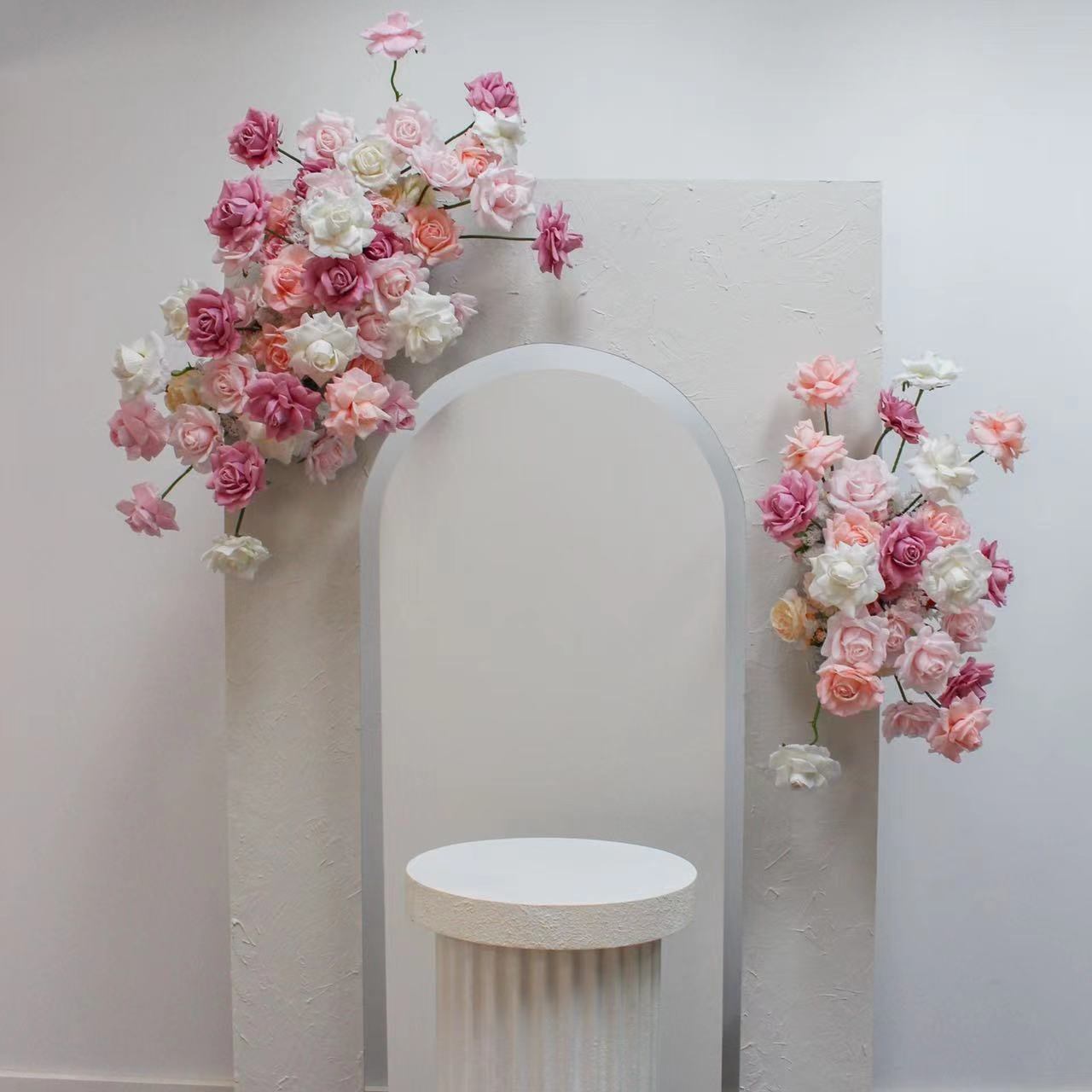 D-R001 decorative flowers new artificial real touch rose rude color rose latex flower for wedding home decor