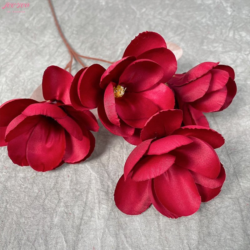 Wholesale Mother's Day Gifts High Quality Real Touch Red Artificial Preserved Flowers Other Wedding Decorative Flowers