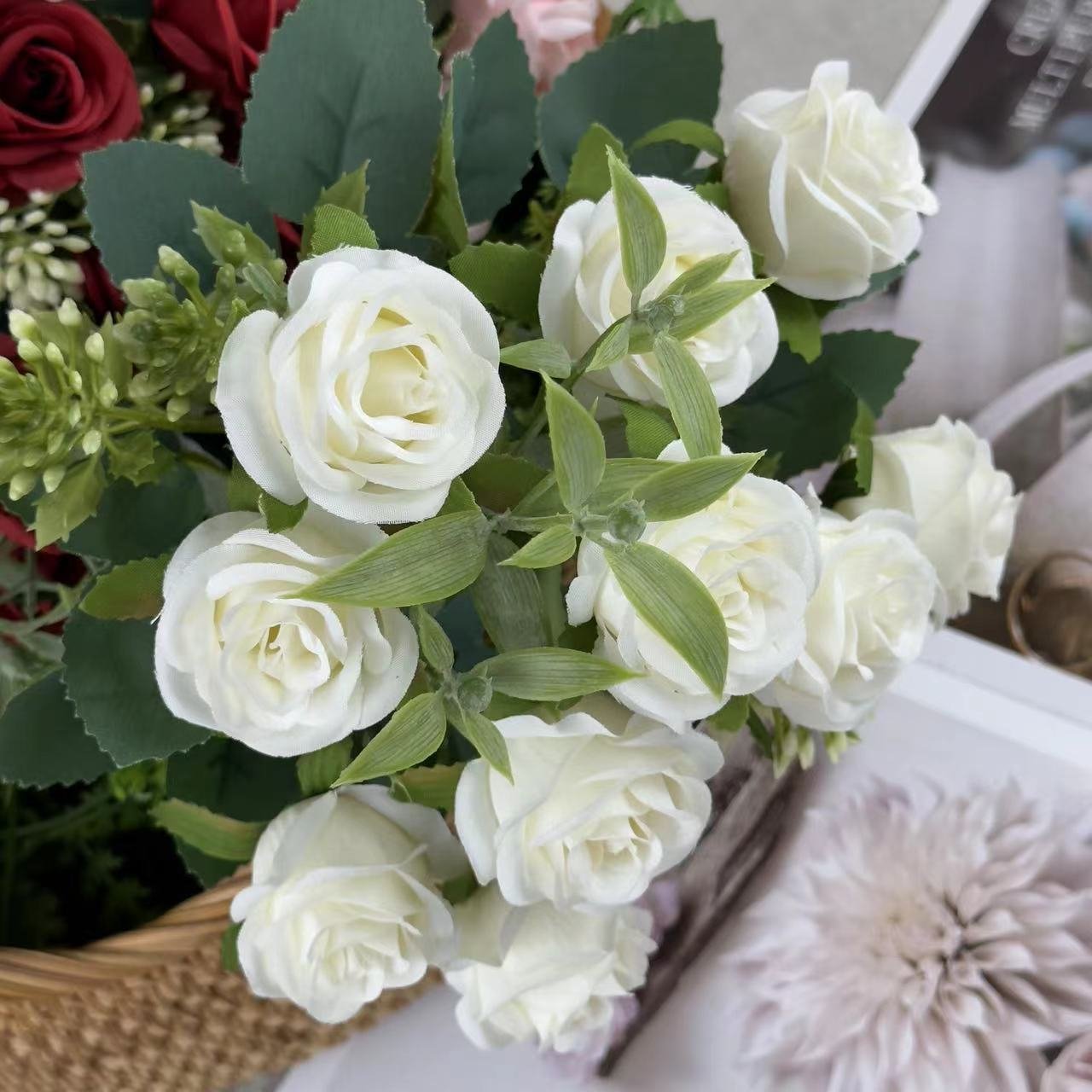 Wedding rose ball ccenterpieces for wedding table customize artificial flower ball silk flowers wholesale