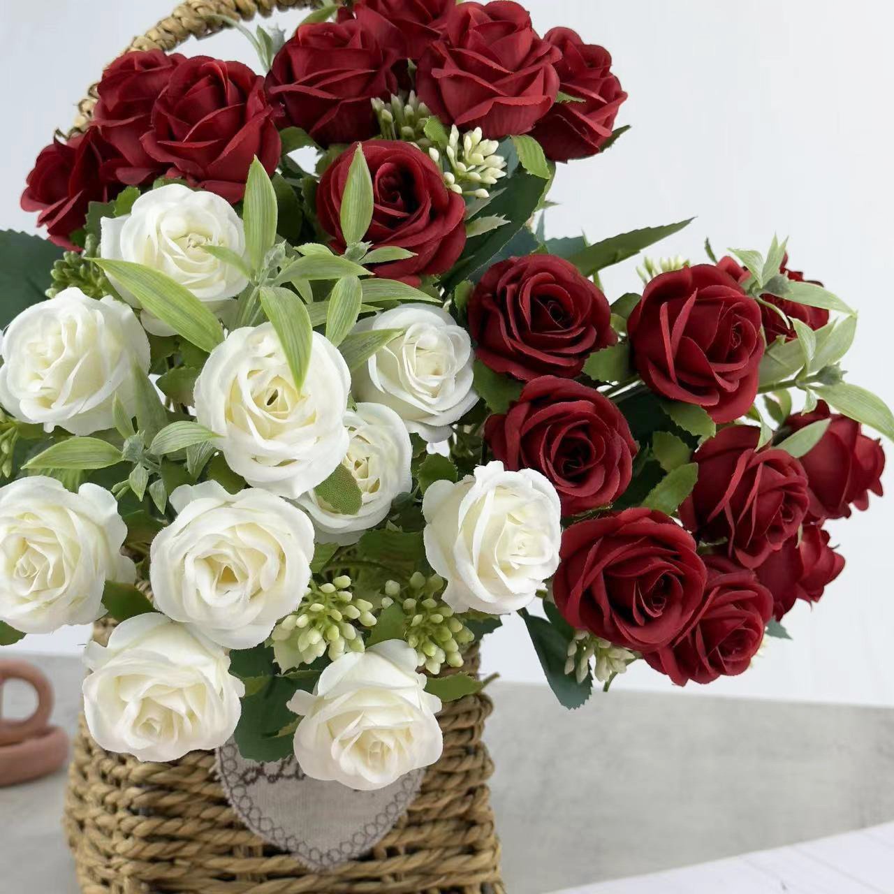 Wedding rose ball ccenterpieces for wedding table customize artificial flower ball silk flowers wholesale