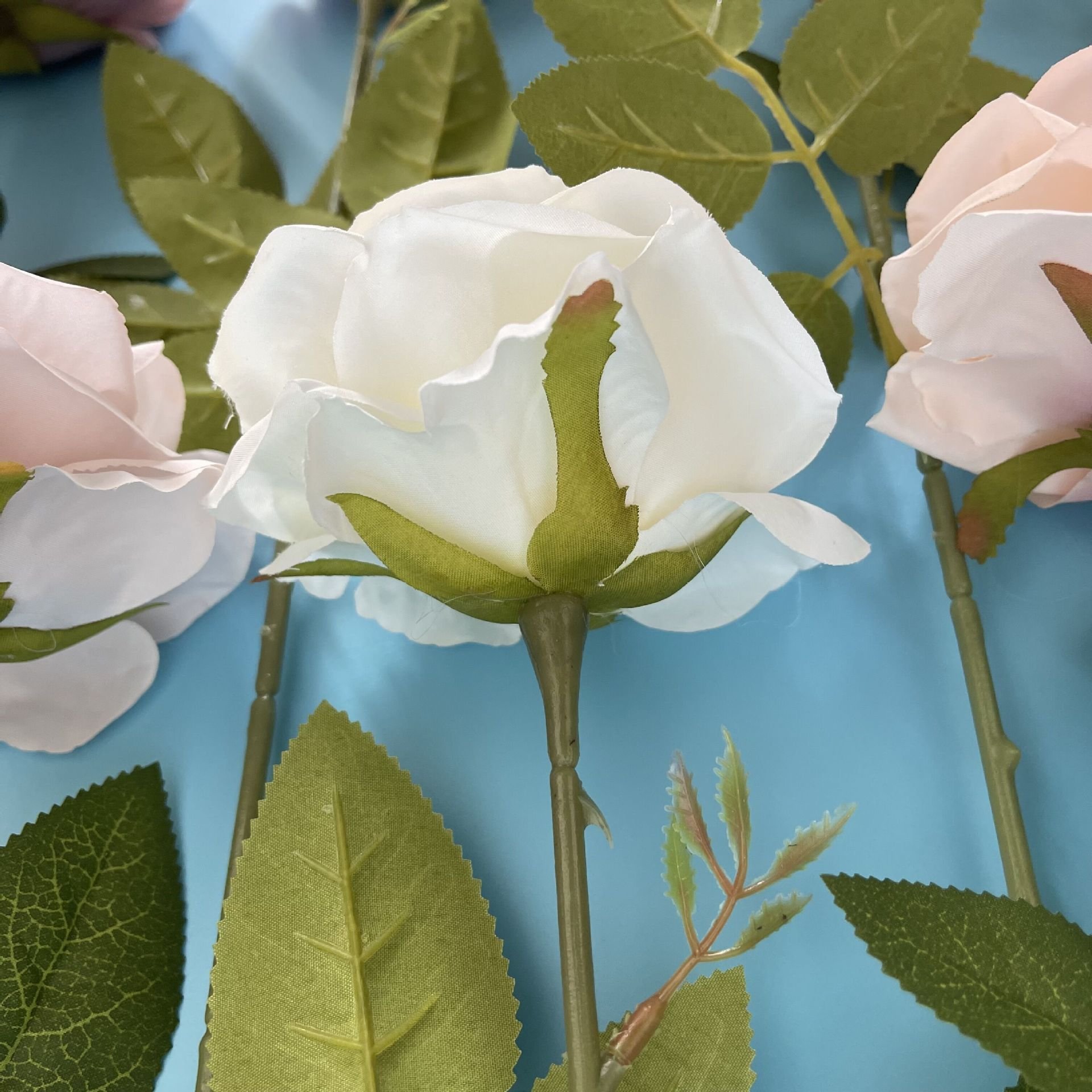 AF10001 White Silk Large Rose Flores Artificial Flower Floral Bulk Velvet Roses For Wedding Bohemian Home Decor