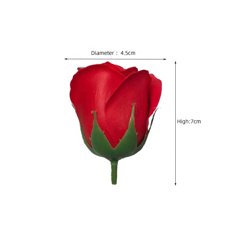 Handmade Art Artificial Flower 3 Layers Rose Head Bouquet Gift Boxes Wedding Decoration Simulation Soap Flower