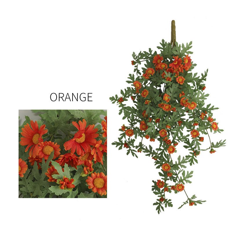 Natural Orange 80cm Sun Flower Artificial Flowers Bouquet For Home Decoration